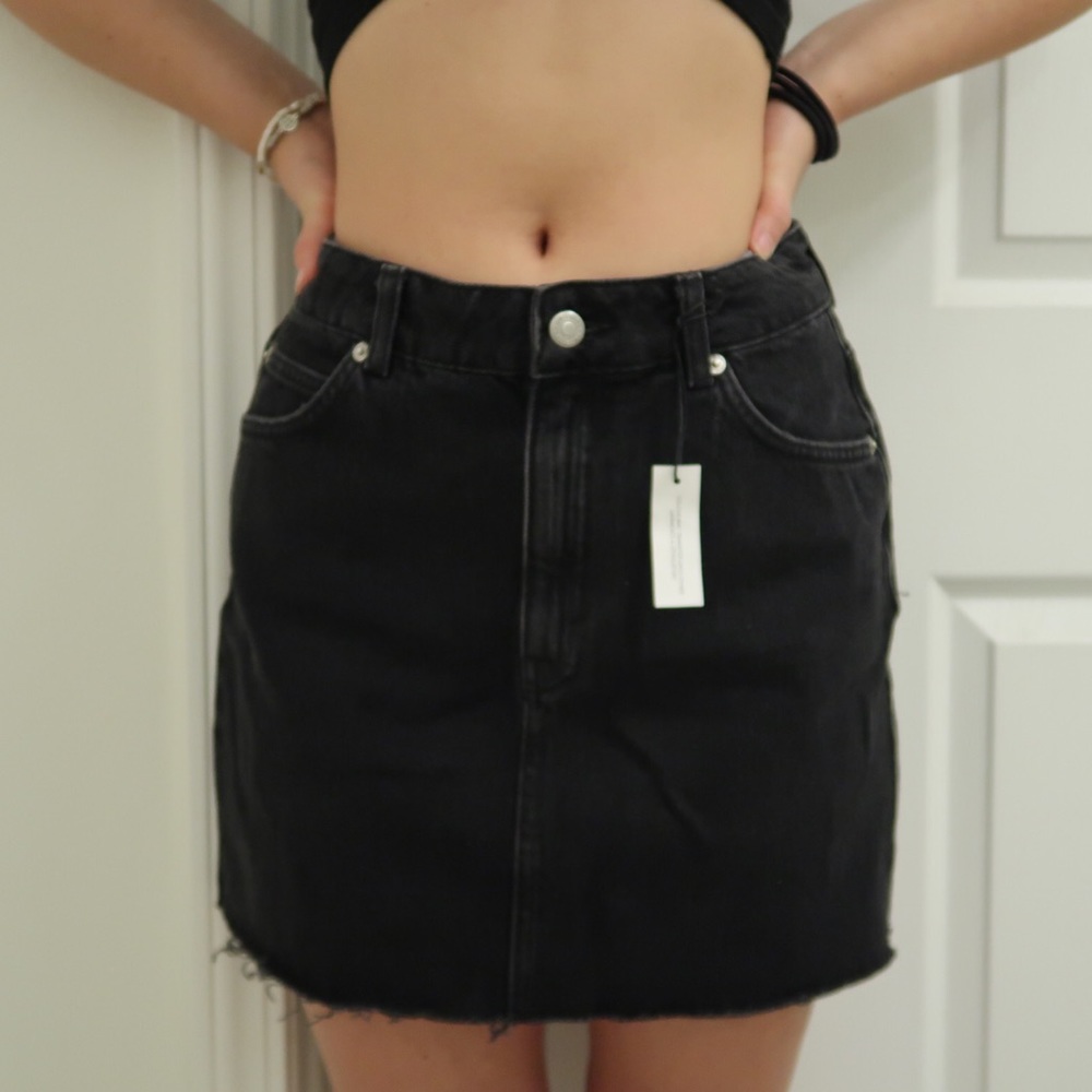 Black Denim Skirt 🖤